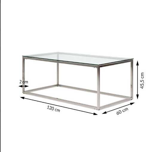 Stelaż 120x60 stolika kawowego Glamour