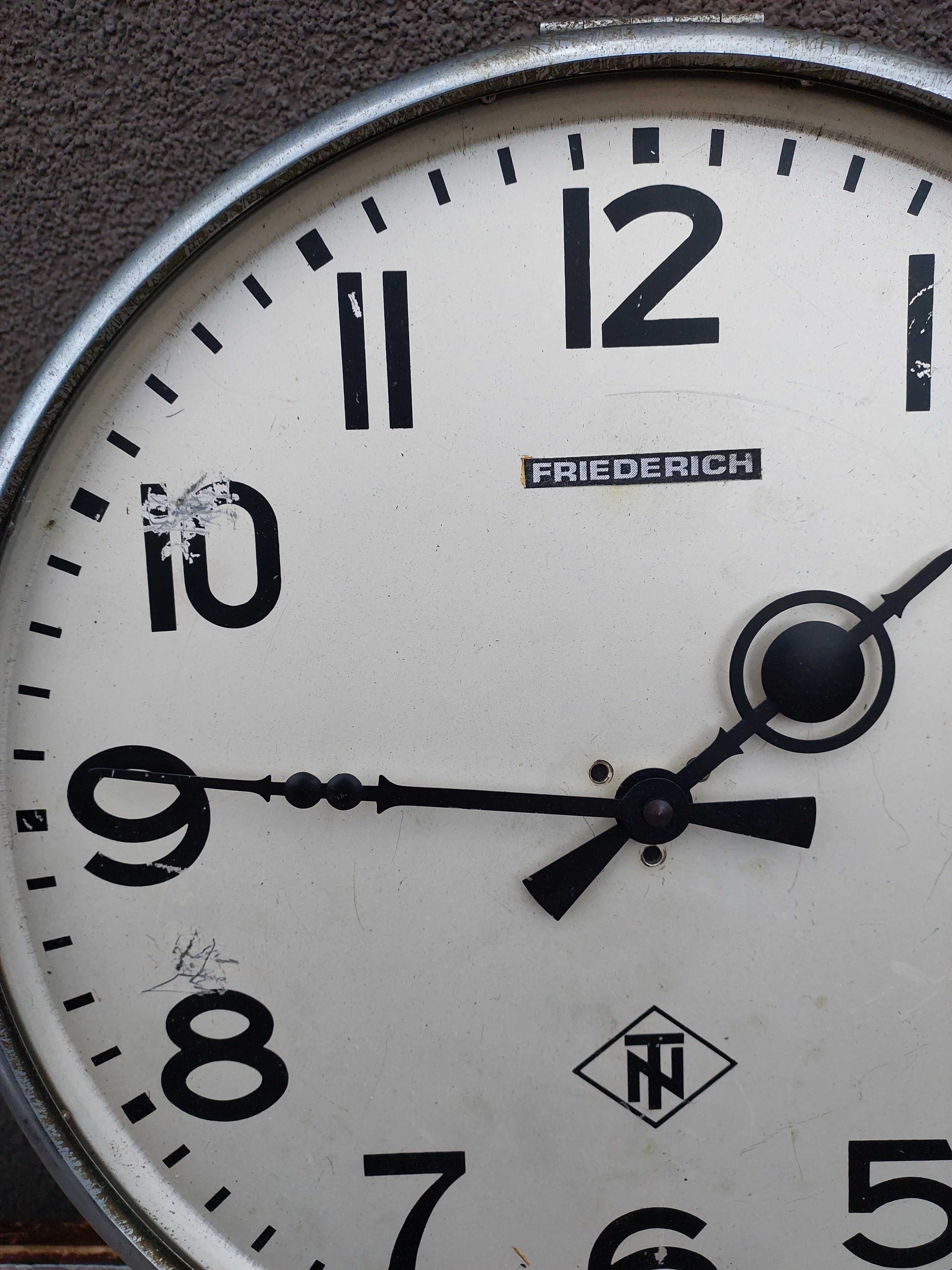 Q28 Stary zegar wtórny TN Telefonbau mechanizm Hettich