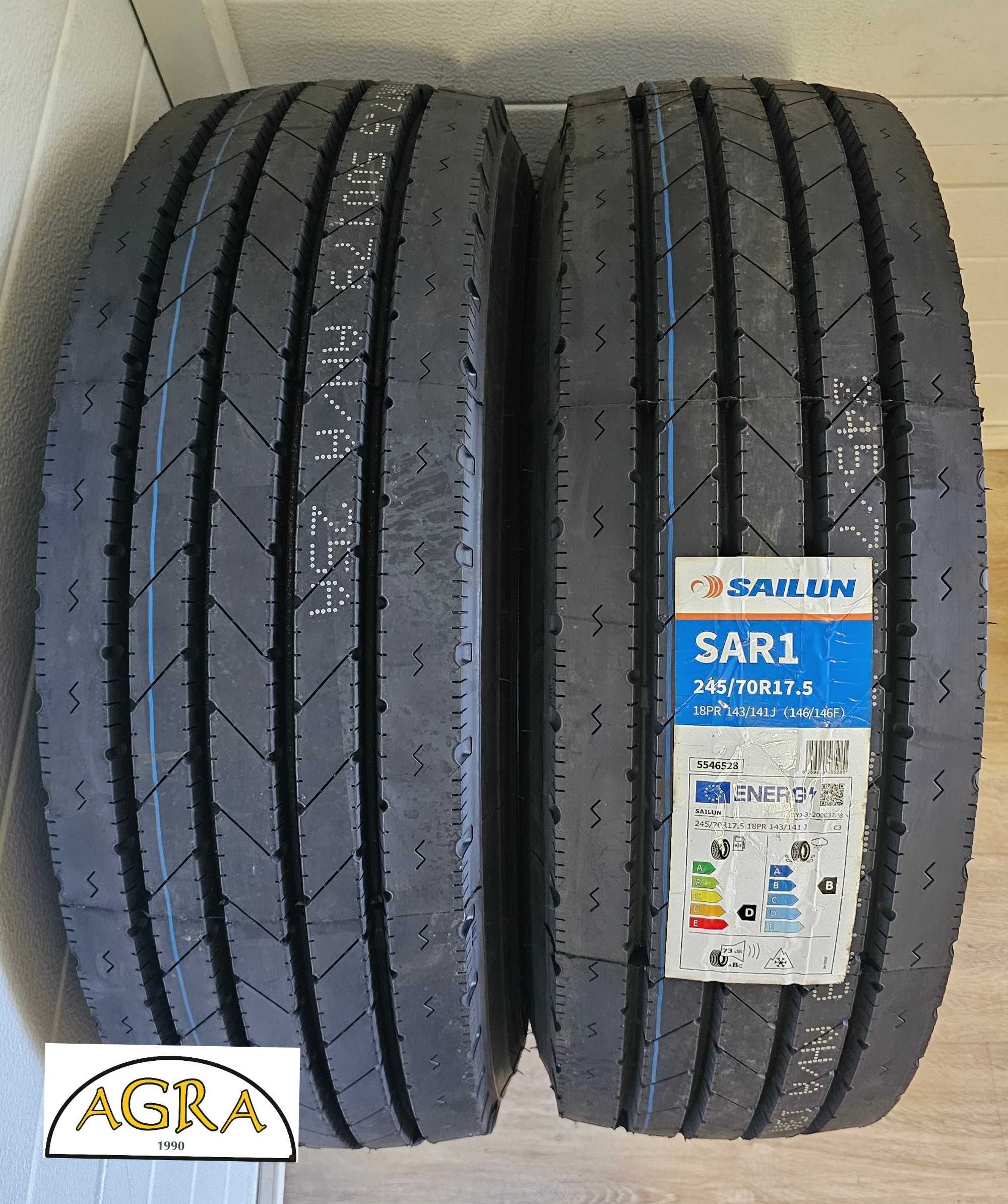 245/70R17.5 (725netto) SAILUN SAR1 opona przód prowadząca nowa opony