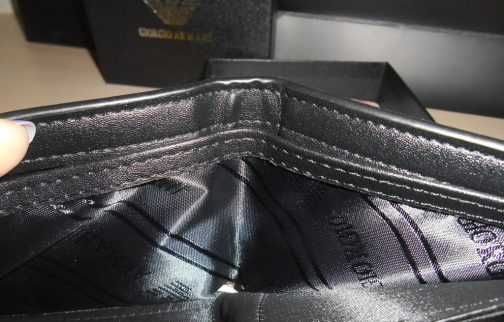 Emporio Armani PORTFEL MĘSKI, skóra, Włochy 101-1