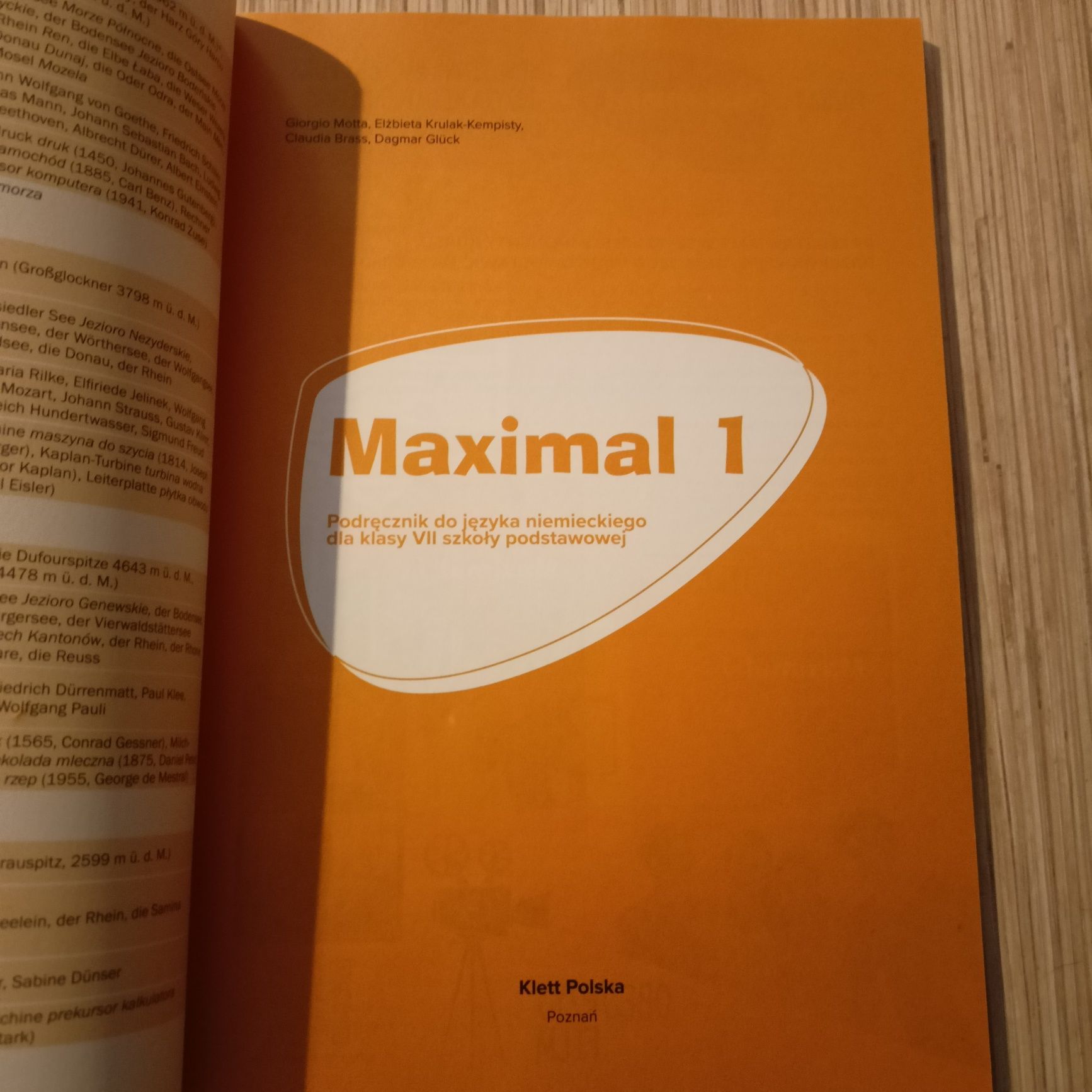 Maximal 1. Podręcznik do j. niemieckiego