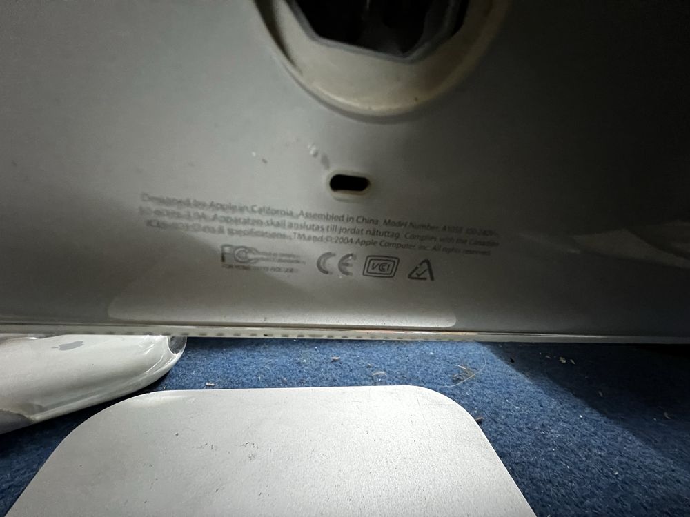 Imac G5 a funcionar