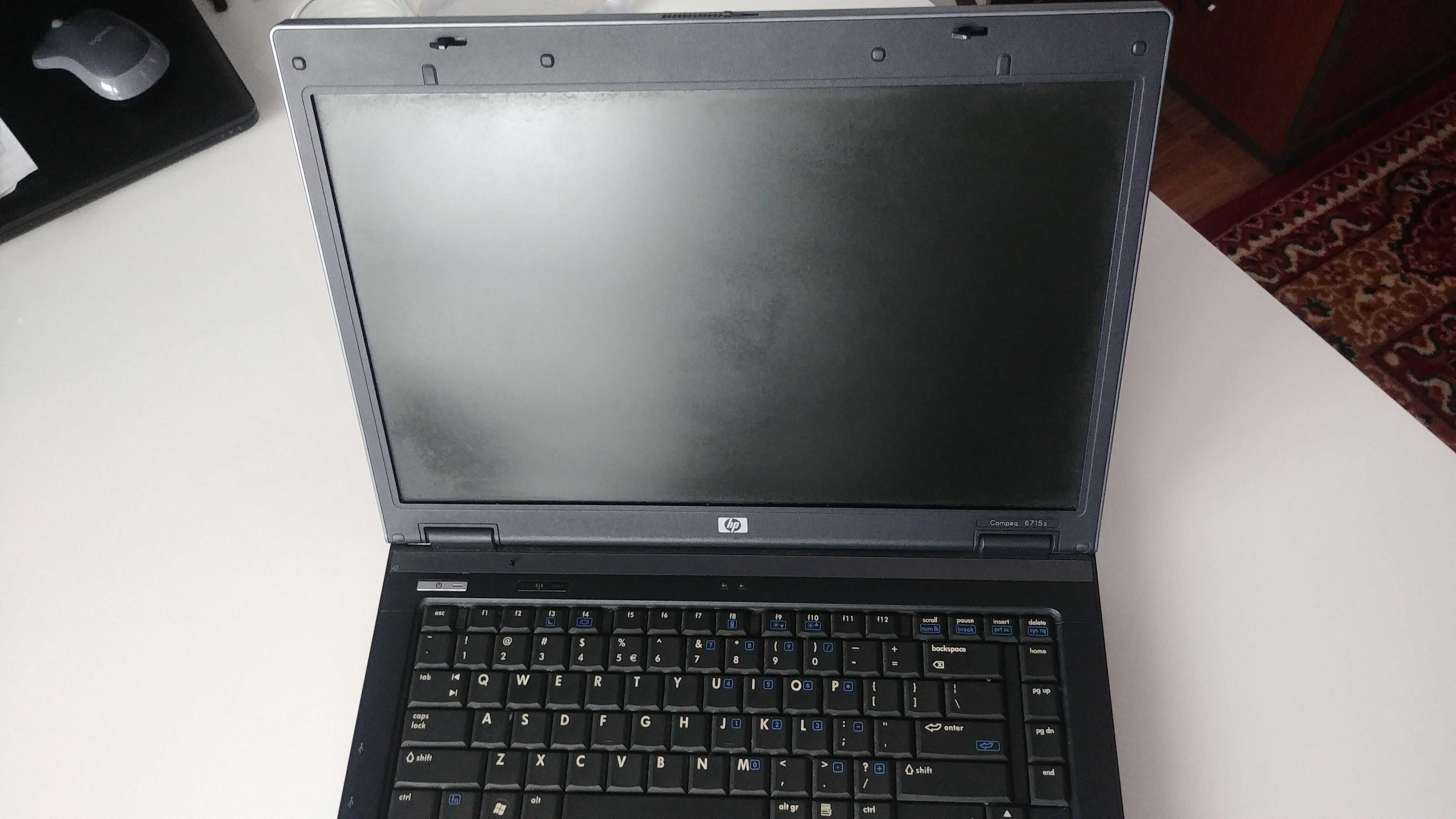 Compaq 6715s uszkodzona matryca na części