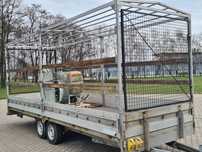 Przyczepa dwuosiowa z hamulcem długa 620 cm rydwan aluminiowa