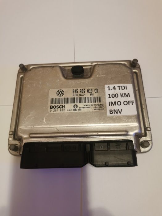 Komputer sterownik 1.4 TDI SKODA FABIA BNV seat audi chip tuning