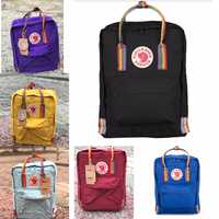 Рюкзак Fjallraven Kanken Канкен Classic 16л с радужными ручками