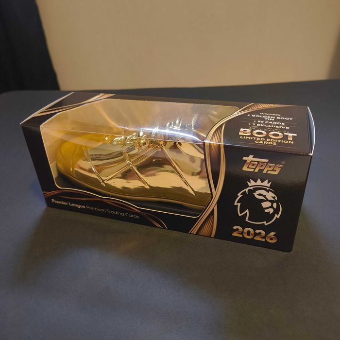 Golden Boot Tin  Topps Premier League 2026 Debut Edition