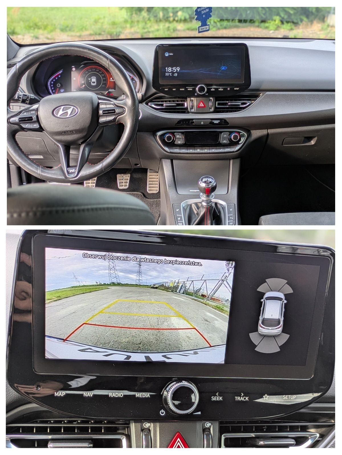 Hyundai i30 N-LINE 1.5 T-GDI 48v fastback - stan idealny bez wkladu