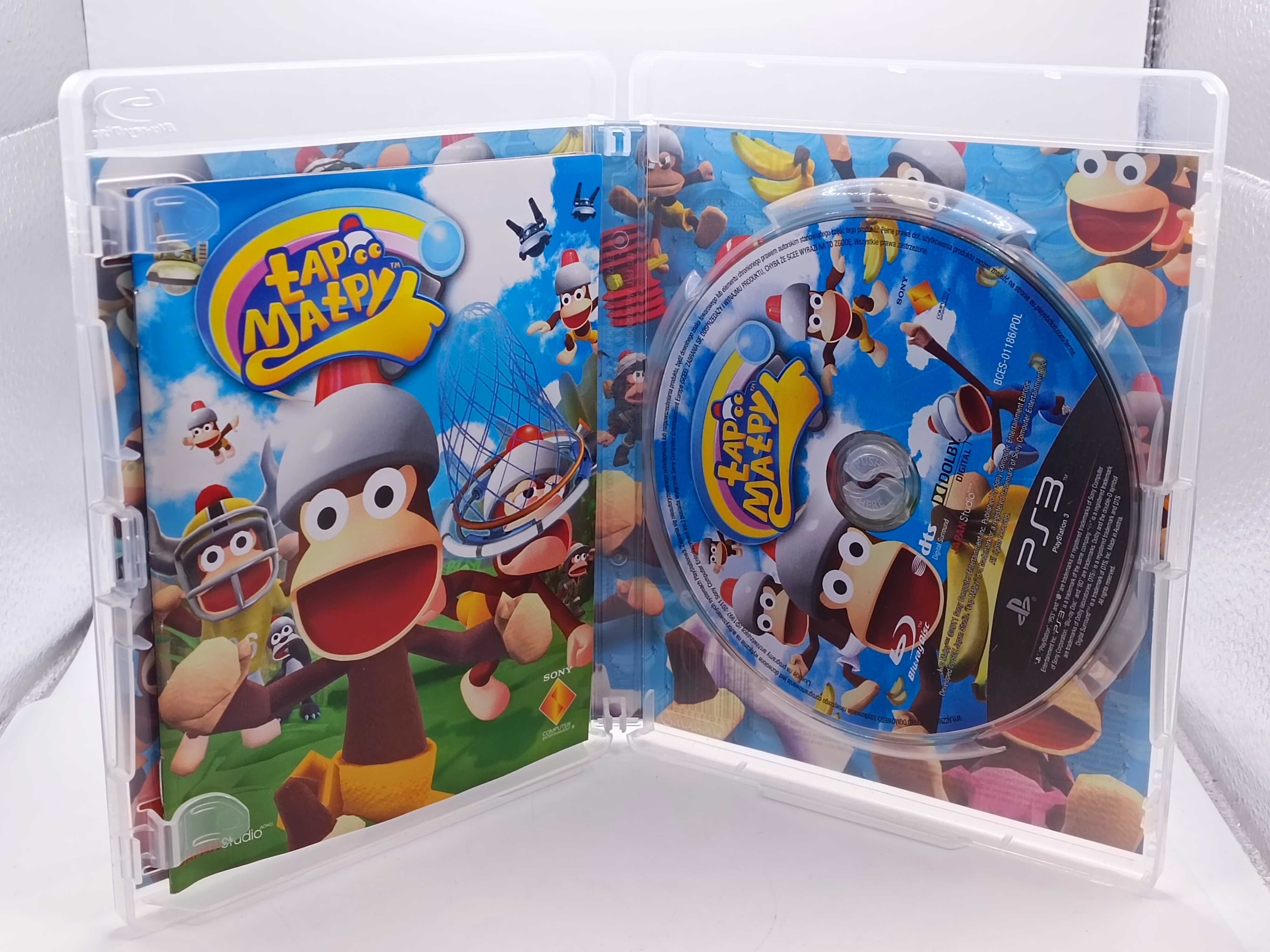 GRA Łap Małpy Wersja PL Na PS3 Playstation Move 357/04/25s