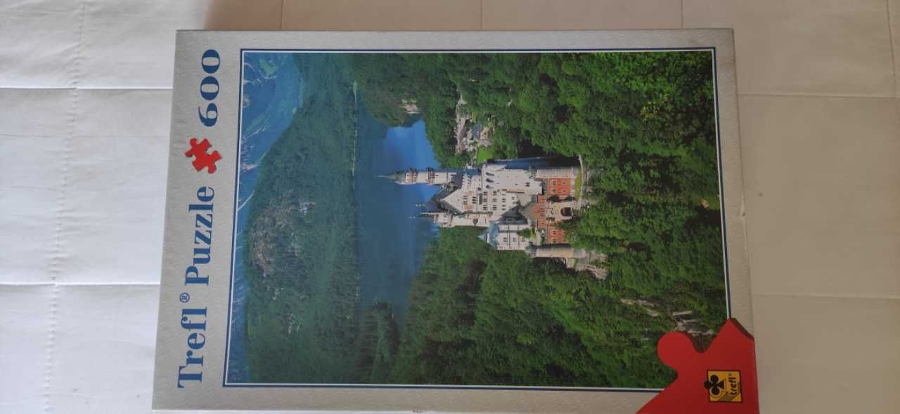 Puzzle Trefl 600 elementów - Zamek Neuschwanstein, Niemcy