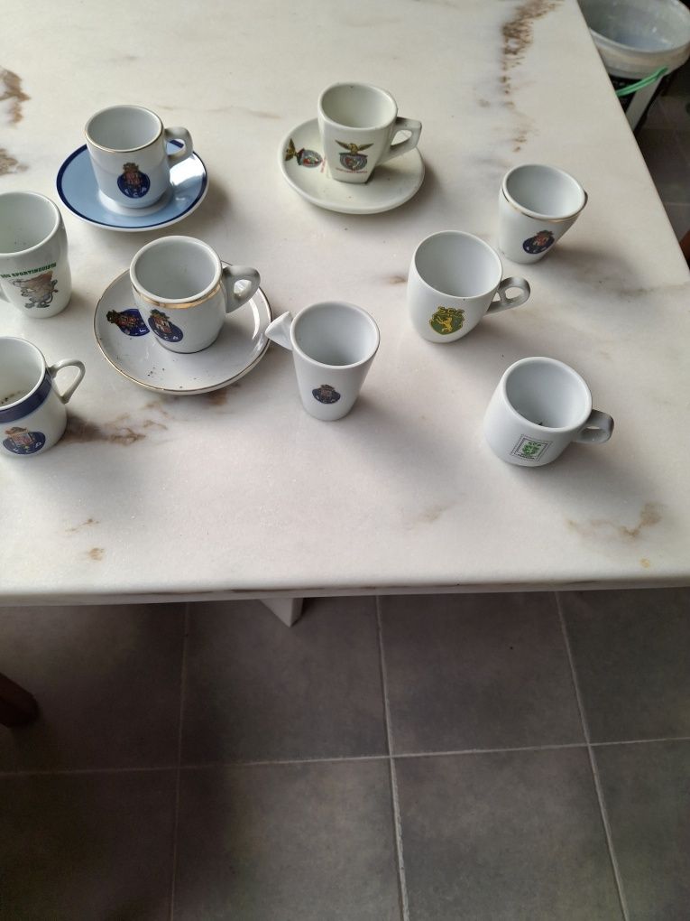 Chávenas de café de clubes de futebol