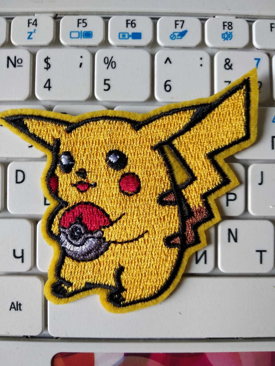Пикачу нашивка покемон термонашивка pokemon go патч Pikachu Nintendo