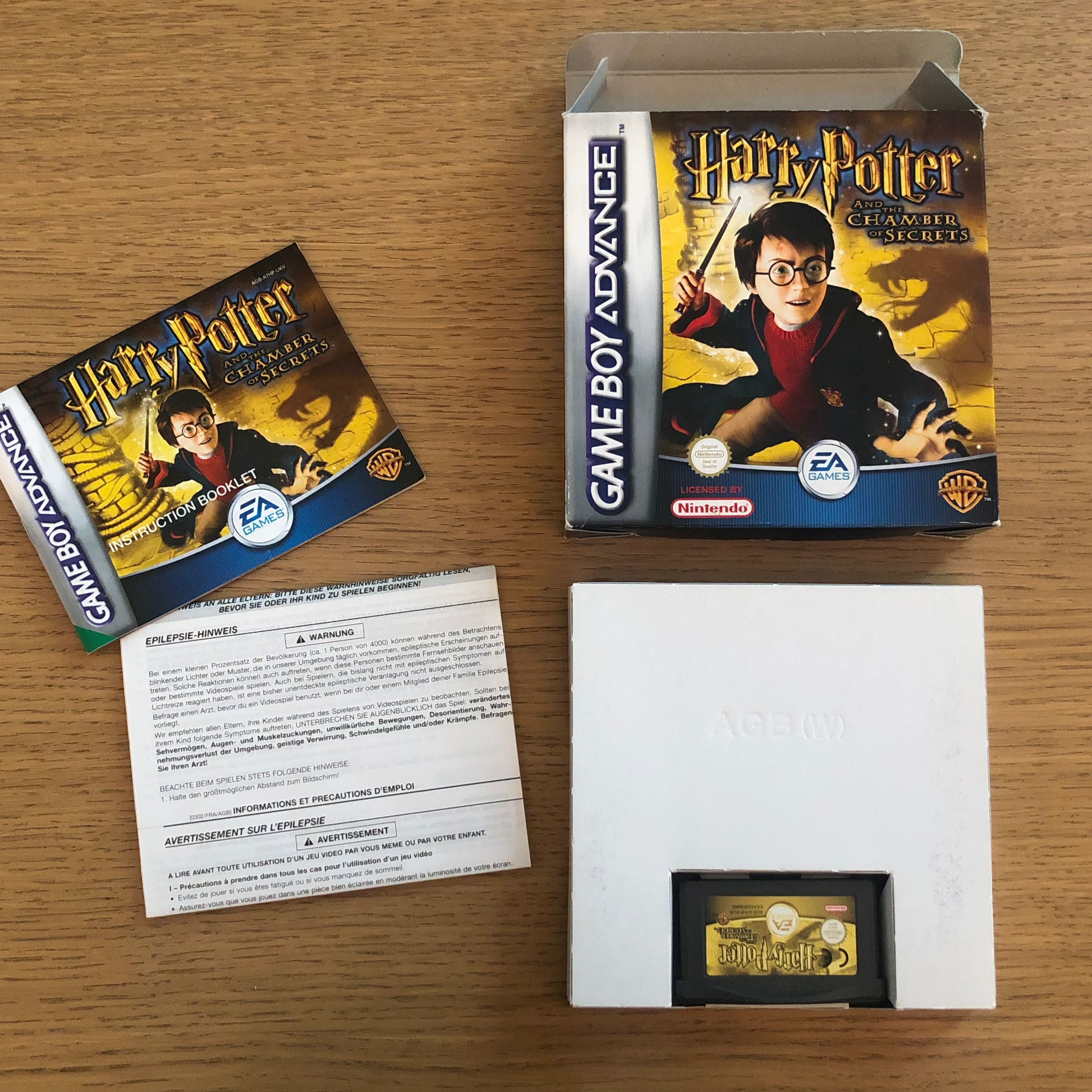 Harry Potter Nintendo Game Boy Advance gra Chamber of Secrets