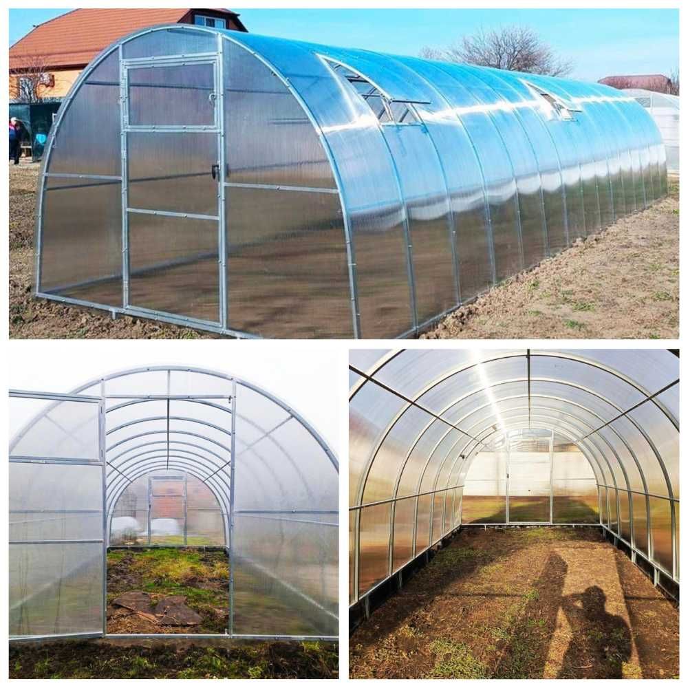 Szklarnia tunel 2.4x4, 3x4, 3.5x4.. ,poliwęglan 4mm/6mm Mocna! Gratis