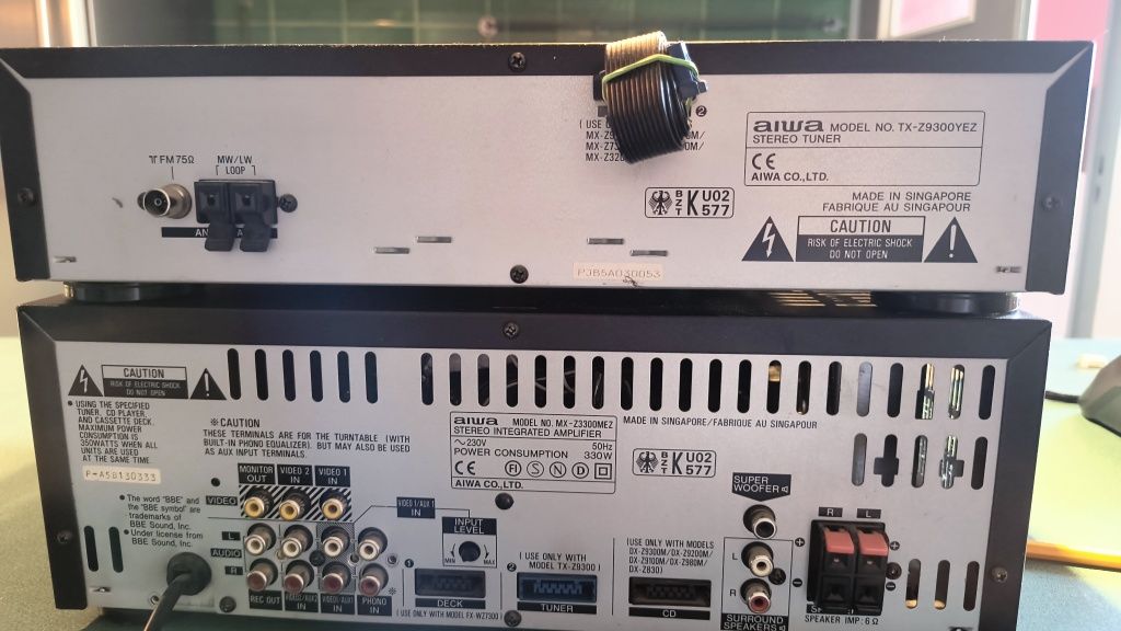 Aiwa duża wieża wysoki model, pilot