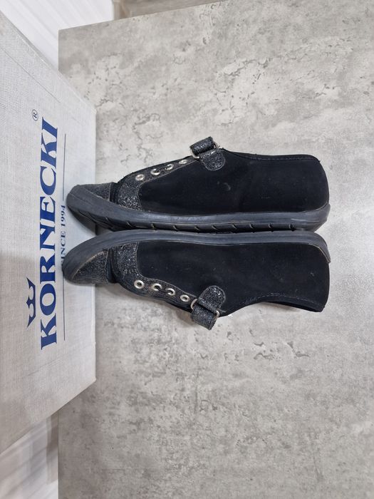 Buty KORNECKI 32 SKÓRA model 6282 czarne stan BDB ok 20,9cm
