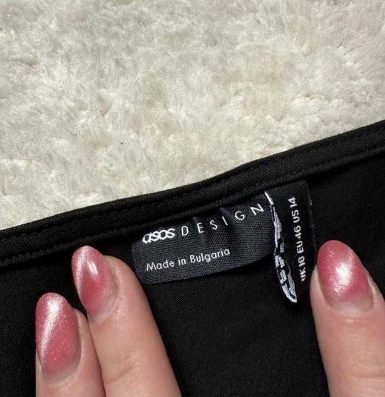 Топ  с прозрачными рукавами Asos