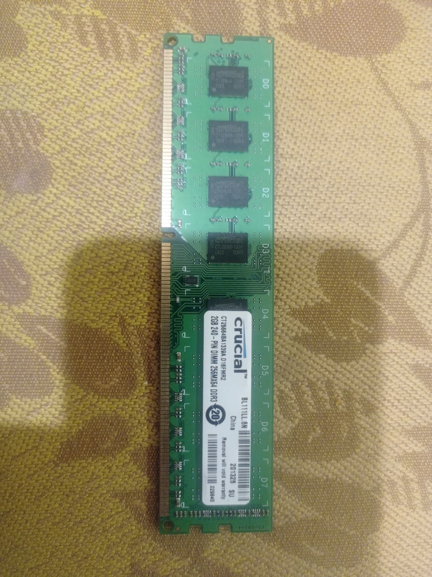 Оперативная память DDR3 2GB
