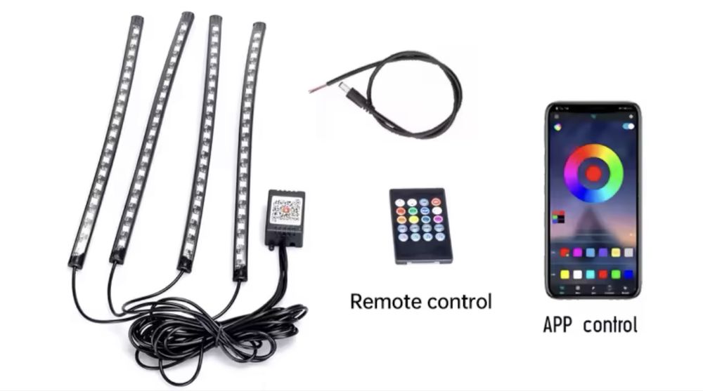 Светодиодная подсветка салона Підсвітка для мотоцикла Подсветка в авто
