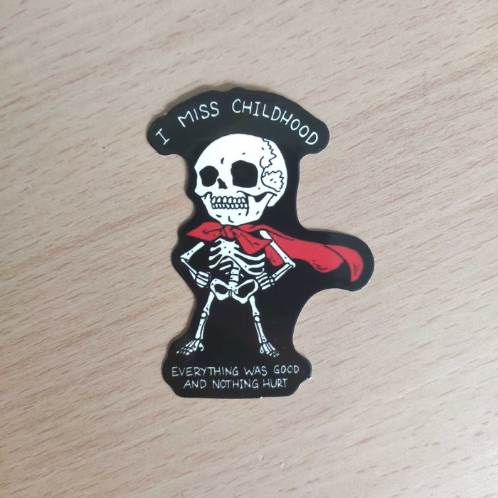 50 Autocolantes Stickers Esqueletos Namaste Hell