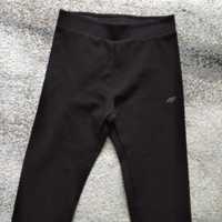 Czarne legginsy 4f