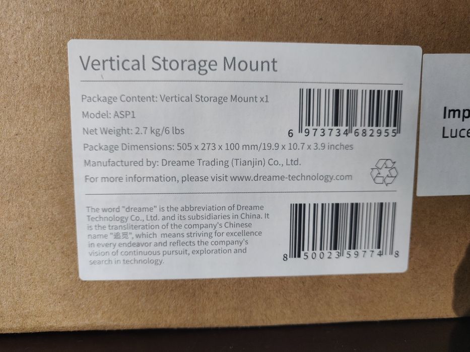 Uchwyt pionowy do odkurzacza dreame P10