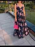 Bizuu sukienka suknia glamour na wesele wieczorowa 34 36 xs s