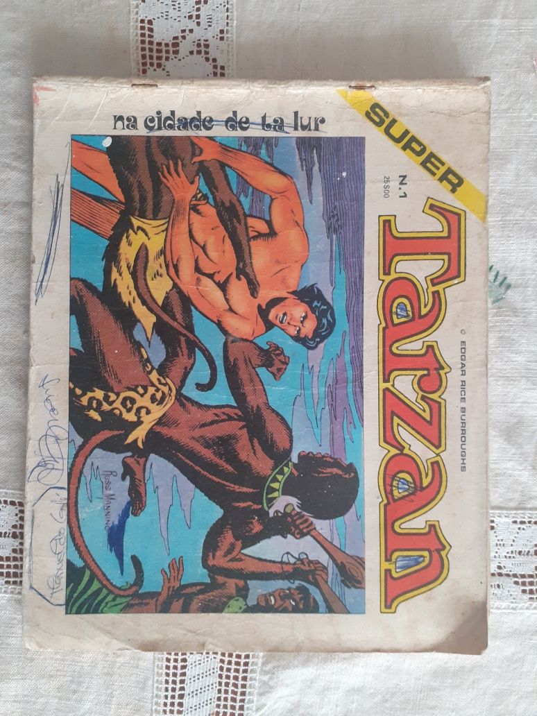 Livros bd tarzan