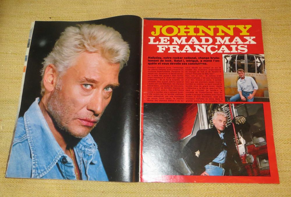 Revista Salut Especial Johnny Hallyday e Indochine - ano 1986