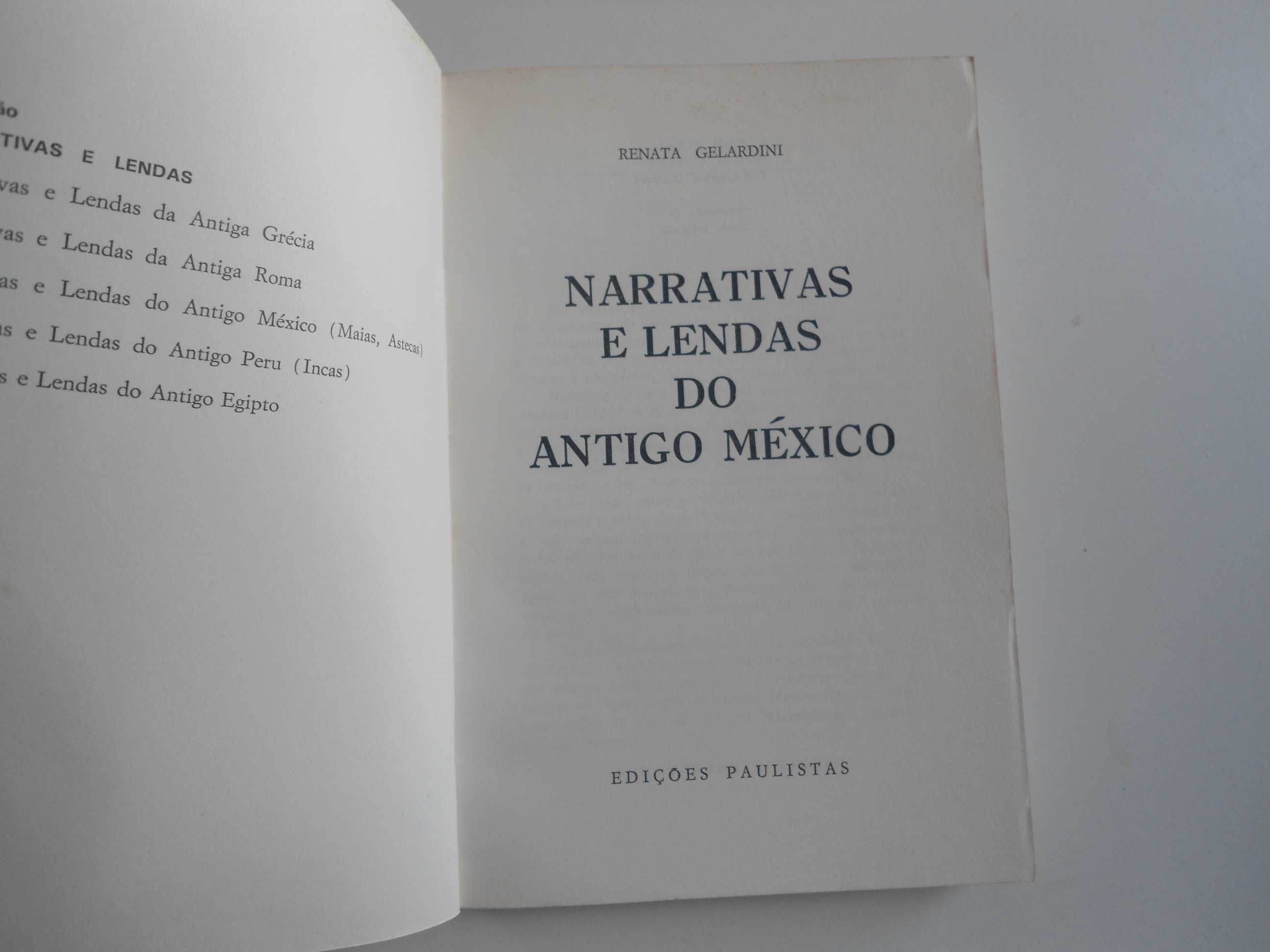 Narrativas e Lendas do Antigo México de Renata Gelardini