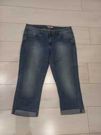 ESPRIT spodnie rybaczki jeansowe r.44/46