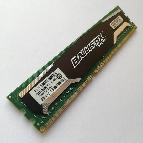 Игровая оперативная память Crucial Ballistix Sport DDR3 8Gb 1600MHz 12