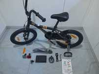 PROMETHEUS BICYCLES Rower dziecięcy 16" z kołami treningowymi