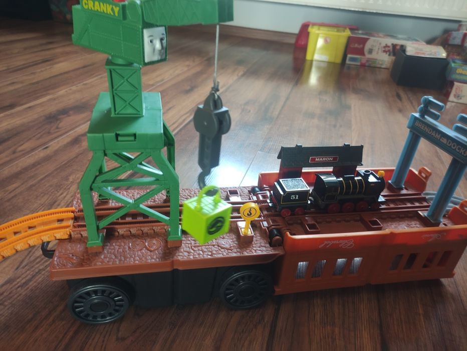 Fisher Price Tomek i przyjaciele zestaw rozkładany + 5 pociągów