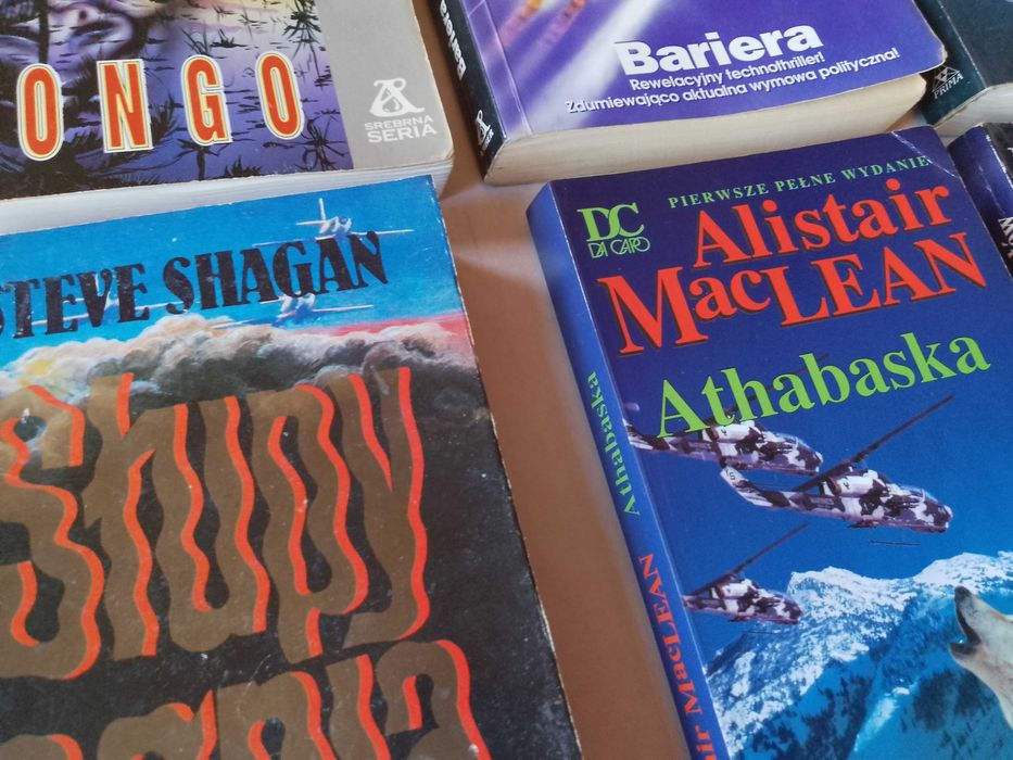 Zestaw  powieści, sensacja, thriller