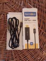 Adapter/Przejściówka Reinston EAD07 kabel USB-C na HDMI 4K 1.5m (cza