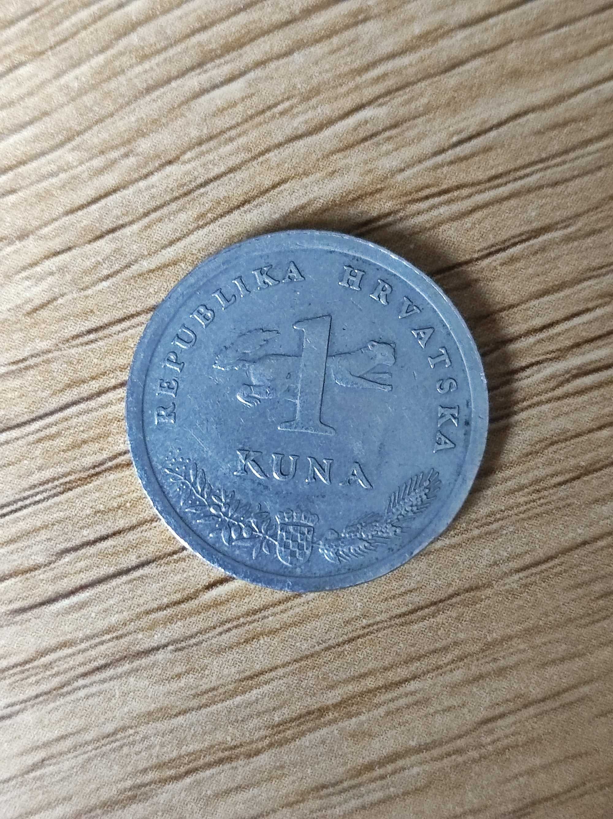 1 kuna chorwacka / hrvatska kuna / 1 moneta / 1997 rok