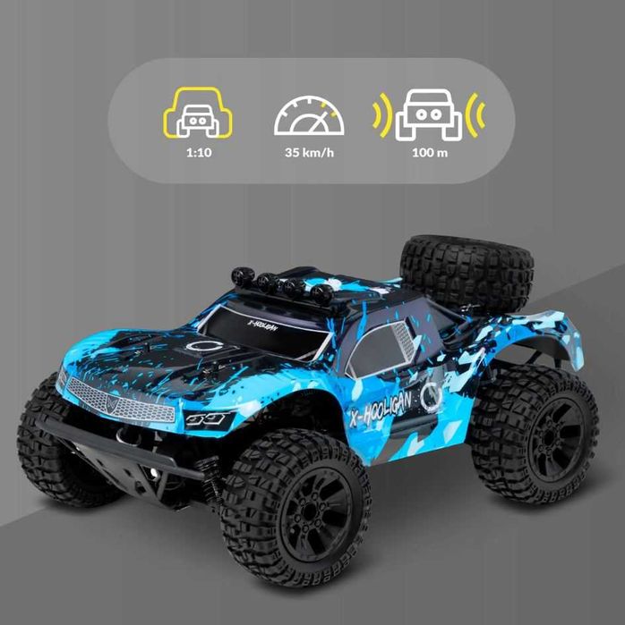 Samochód Zdalnie Sterowany Auto RC X HOOLIGAN 35km/h Napęd 4x4 Prezent