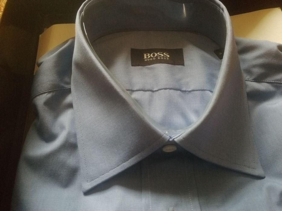 Koszula męska Hugo BOSS nowa okazja r. 41,,niebieska