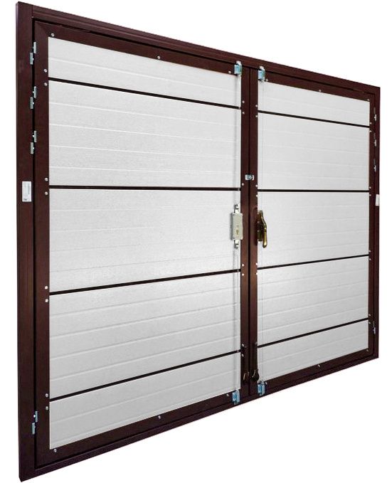 Brama Garażowa Rozwierna z Panelem Drzwi Garażowe Ocieplane NA WYMIAR