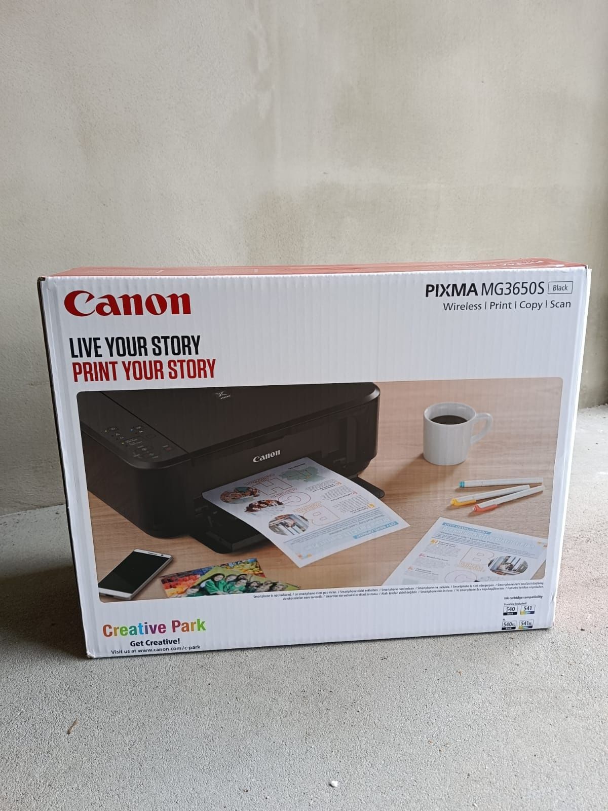 Drukarka Canon PIXMA(łatwe drukowanie smartfonem )