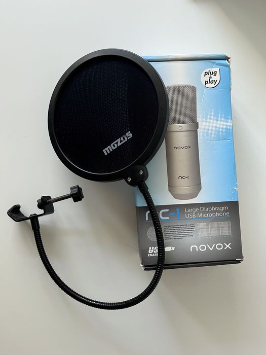 Profesjonalny mikrofon USB Novox NC-1 - zestaw