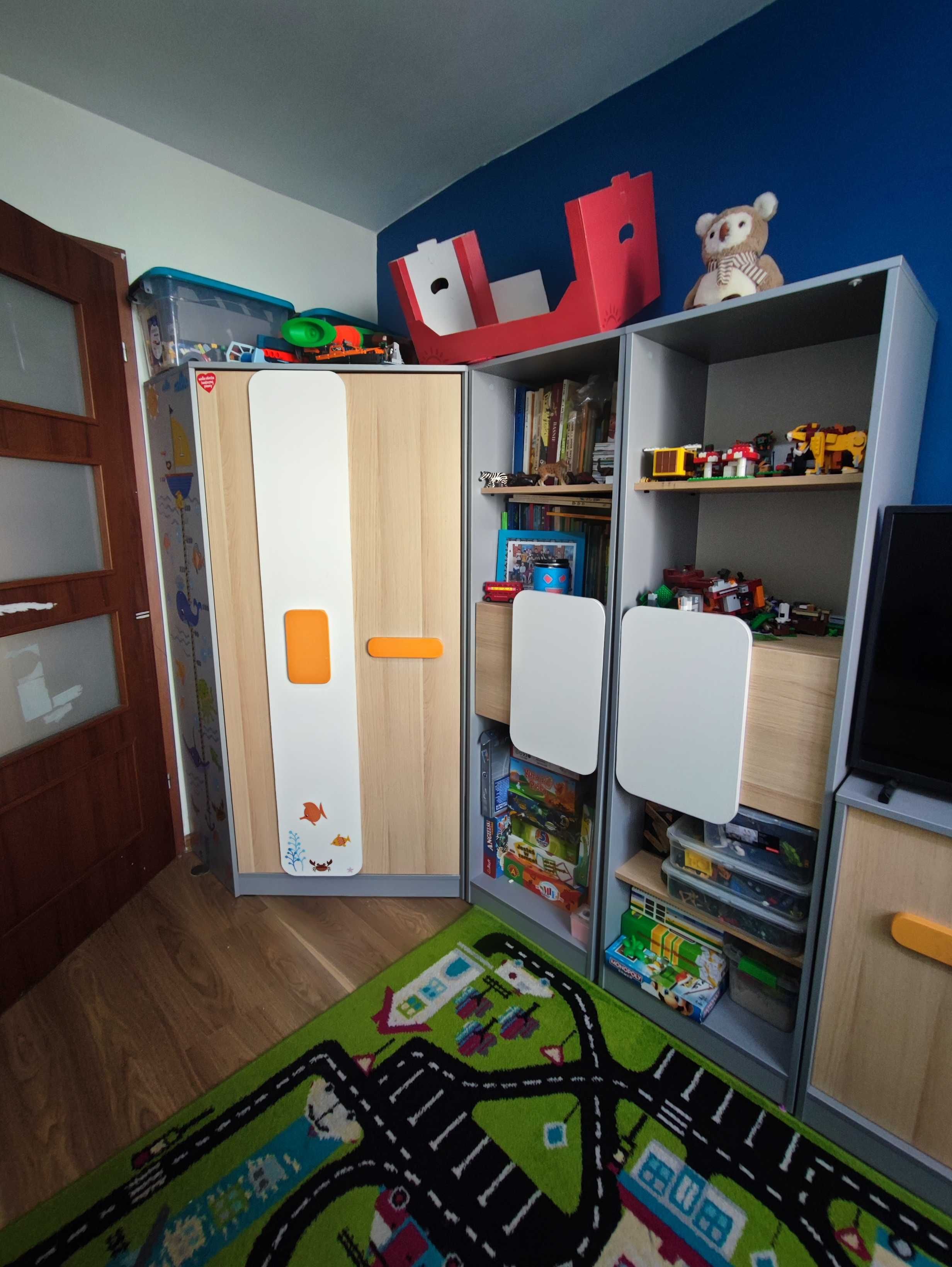 Meble Jogo ( Agata ) zestaw 7 elementów w tym narożna szafa.