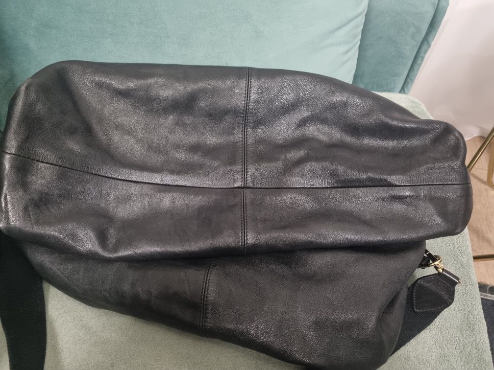 Duża skórzana torebka Furla