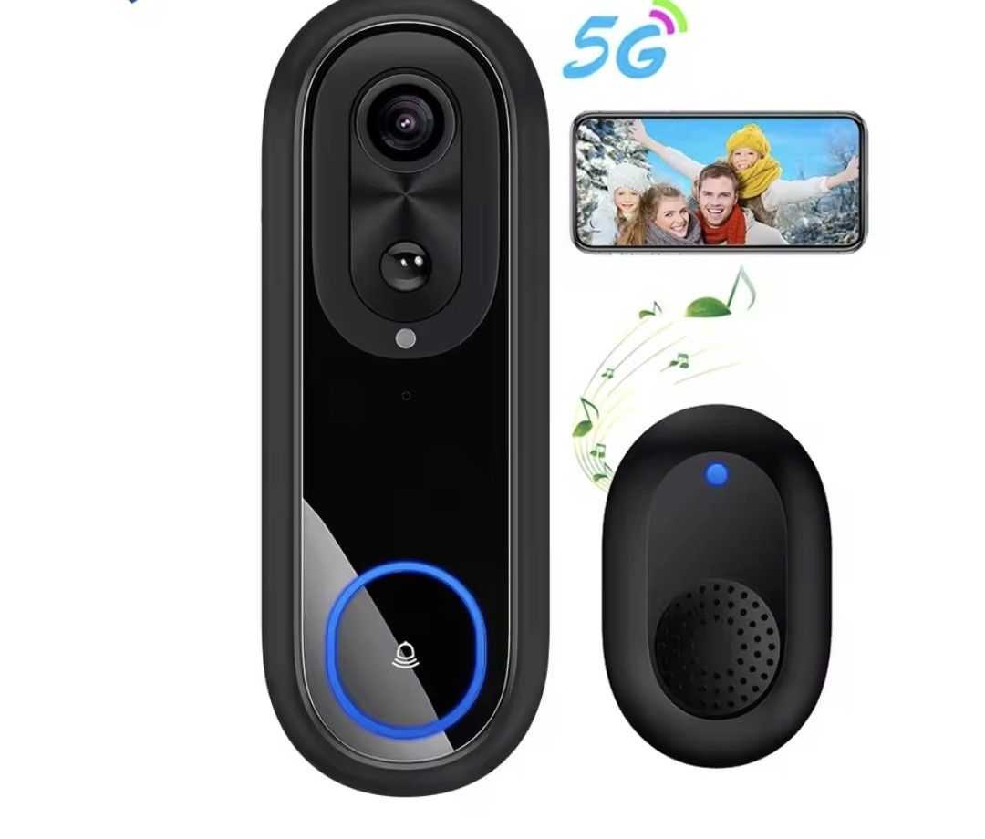Video domofon bezprzewodowy wifi 2,4GHz+5GHz Nowy