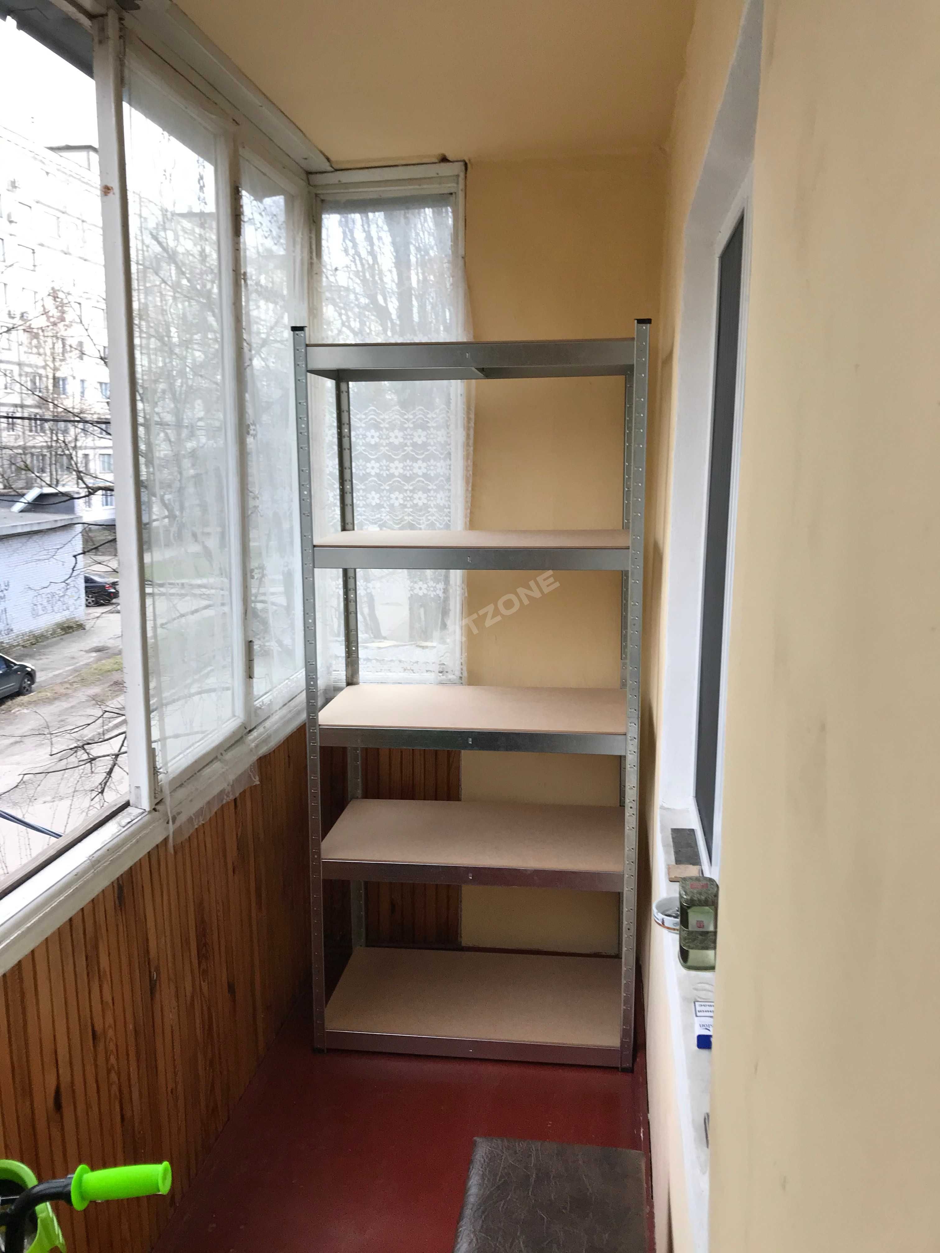 БЕЗКОШТОВНА ДОСТАВКА Стелаж металевий для дому, гаража, магазину
