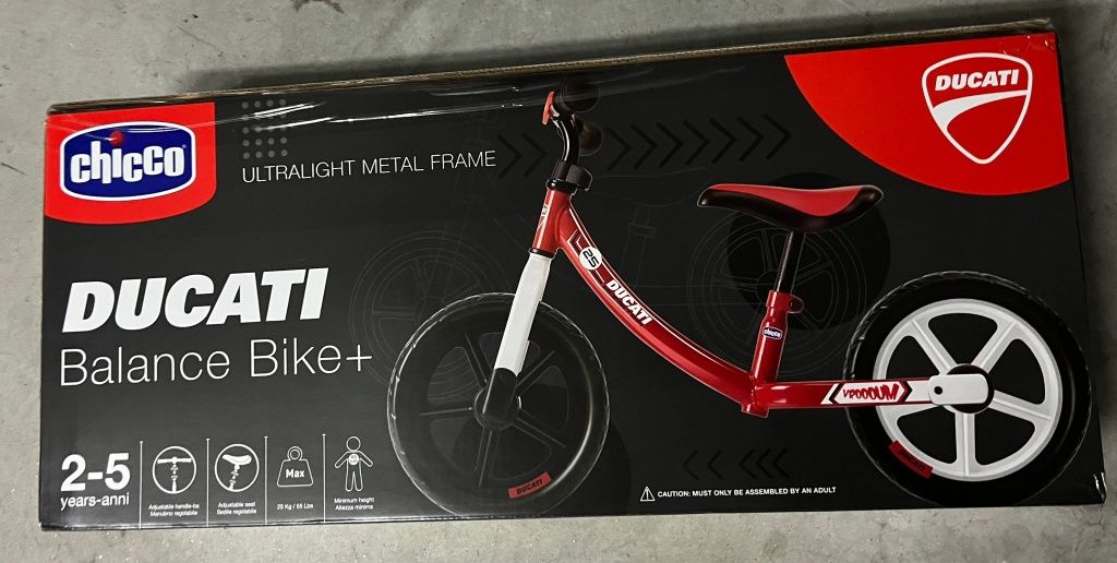 Ducati Balance Bike ! Novo selado!