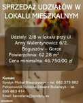 Syndyk sprzeda udziały w lokalu mieszkalnym w Boguszowie - Gorcach