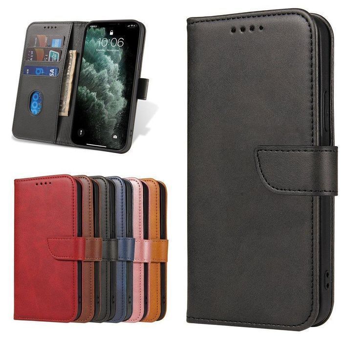 Etui Magnet Case z Klapką i Podstawką do Samsung Galaxy A53 5G, Czarny