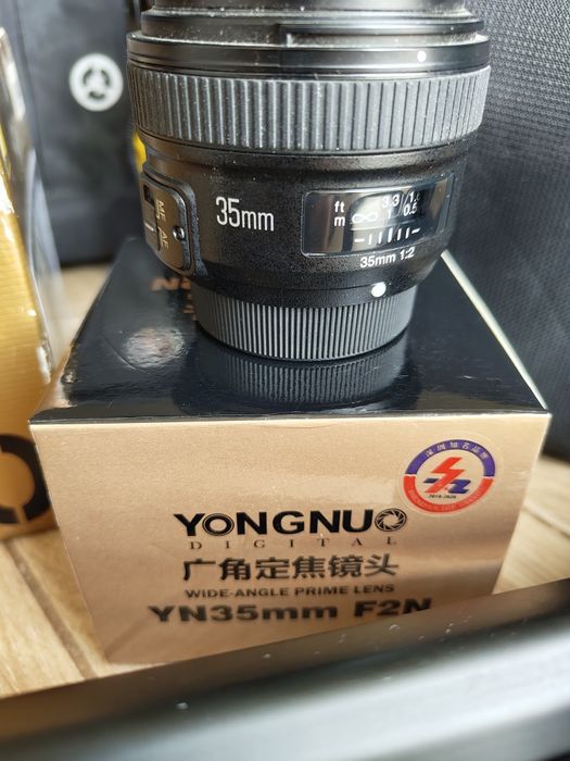 Nikon D7000 przeb. 17533 Nikkor 70-210mm, Yongnuo 35mm i cały zestaw